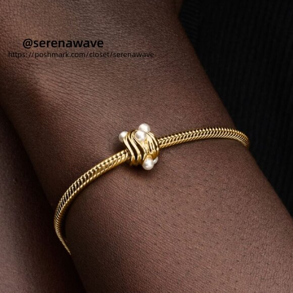 Pandora Abstract Waves Charm|Pendant - Picture 5 of 6